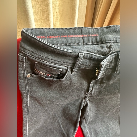 DIESEL black skinny jeans size 26 - Picture 4 of 7